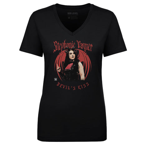 Stephanie Vaquer Wings Pose Women's WWE V-Neck T-Shirt