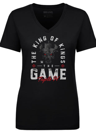 Triple H King Of Kings Skull WHT