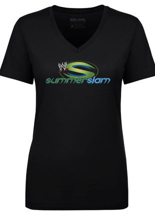 SummerSlam 2006 Logo Women's WWE V-Neck T-Shirt