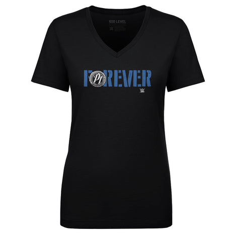 A.J. Styles WWE Forever Logo Women's WWE V-Neck T-Shirt