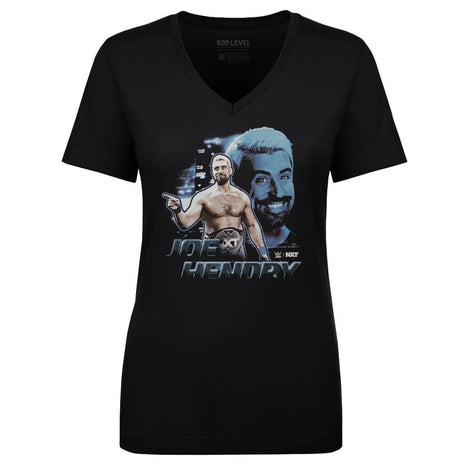 Joe Hendry WWE Grunge Women's WWE V-Neck T-Shirt