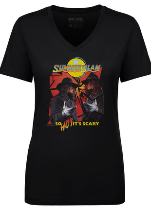 SummerSlam 1994 Poster Women's WWE V-Neck T-Shirt