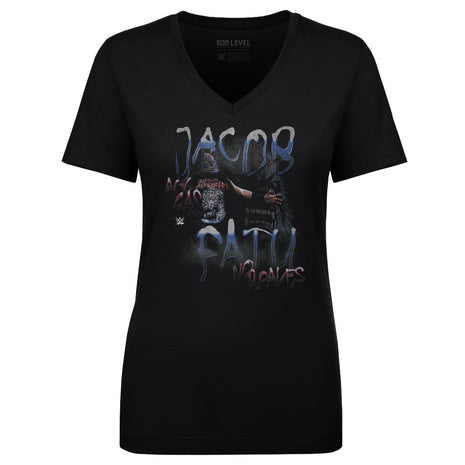 Jacob Fatu Grunge Women's WWE V-Neck T-Shirt
