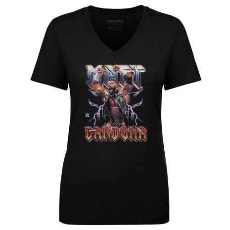 Matt Cardona WWE Lightning Women's WWE V-Neck T-Shirt