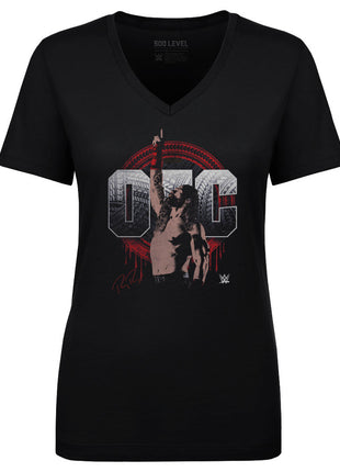 Roman Reigns OTC Pose Women's WWE V-Neck T-Shirt