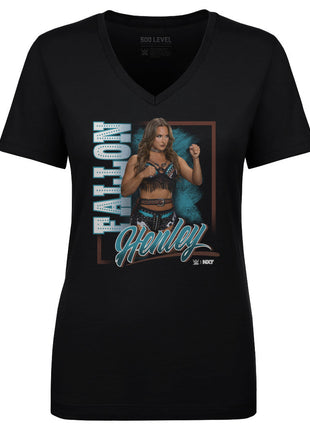 Fallon Henley WWE Pose Women's WWE V-Neck T-Shirt