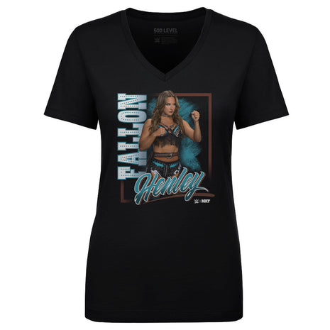 Fallon Henley WWE Pose Women's WWE V-Neck T-Shirt