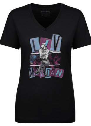 Liv Morgan Cutout Women's WWE V-Neck T-Shirt