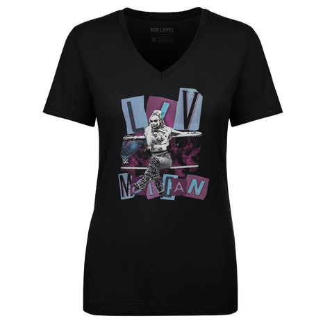Liv Morgan Cutout Women's WWE V-Neck T-Shirt