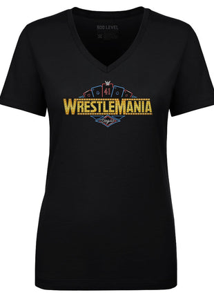 Wrestlemania 41 Las Vegas Logo WHT