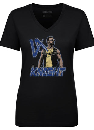 LA Knight Pose Women's WWE V-Neck T-Shirt