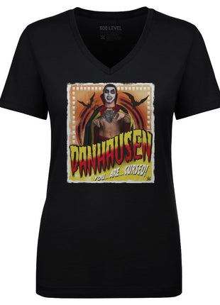 Danhausen WWE You Are Cursed Women's WWE V-Neck T-Shirt