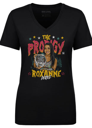 Roxanne Perez The Prodigy Women's WWE V-Neck T-Shirt
