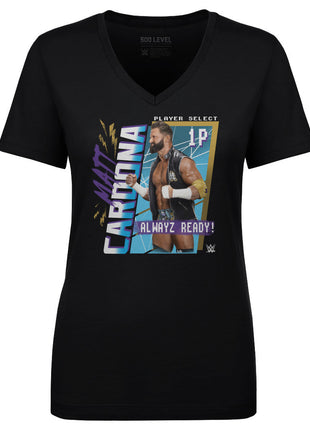 Matt Cardona WWE Alwayz Ready Women's WWE V-Neck T-Shirt