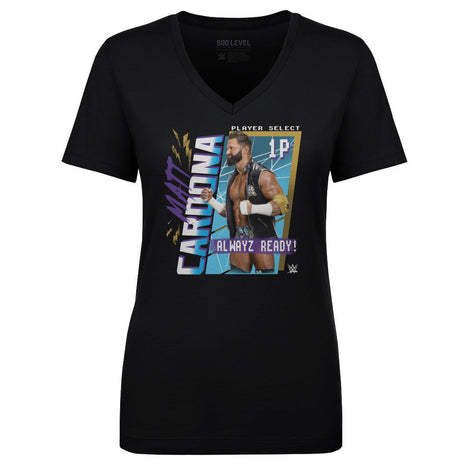 Matt Cardona WWE Alwayz Ready Women's WWE V-Neck T-Shirt