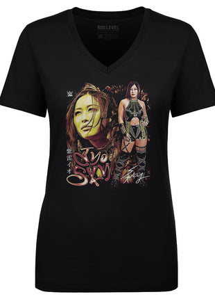 Iyo Sky Vintage WWE Women's V-Neck T-Shirt