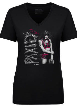 Tatum Paxley Scratch Name Women's WWE V-Neck T-Shirt