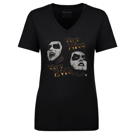 Danhausen WWE Grunge Women's WWE V-Neck T-Shirt