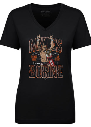 Myles Borne WWE Do You Hear Me Now Women's WWE V-Neck T-Shirt