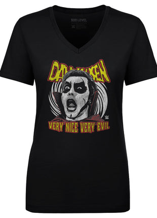 Danhausen WWE Scream Women's WWE V-Neck T-Shirt