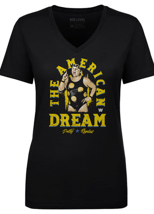 Dusty Rhodes Polka Dots Women's WWE V-Neck T-Shirt