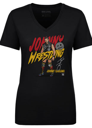 Johnny Gargano Wrestling Women's WWE V-Neck T-Shirt
