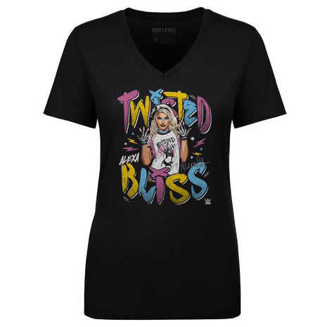 Alexa Bliss Twisted Bliss WWE Women's V-Neck T-Shirt