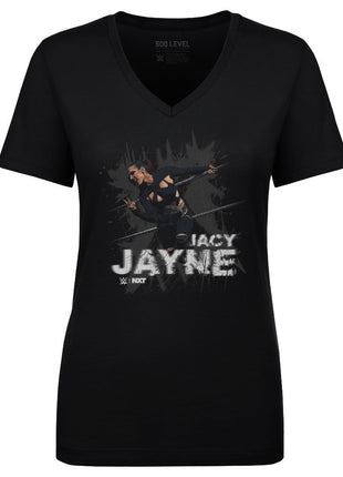 Jacy Jayne WWE Ropes Women's WWE V-Neck T-Shirt