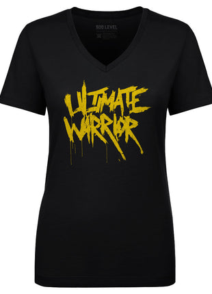 Ultimate Warrior Name Grunge WHT