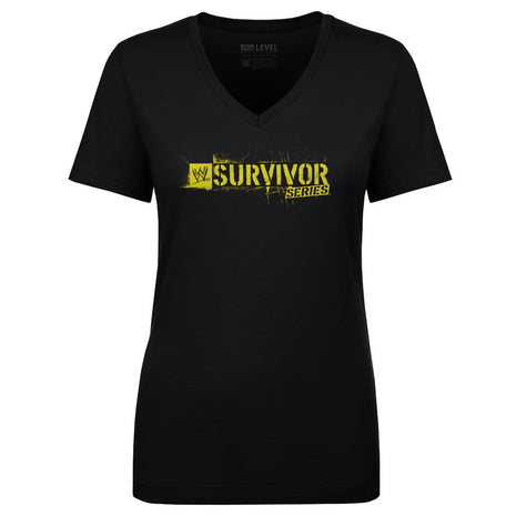 WWE Survivor Series 2009 Logo Women's WWE V-Neck T-Shirt