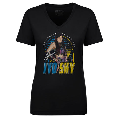 Iyo Sky The Genius Of The Sky Women's WWE V-Neck T-Shirt