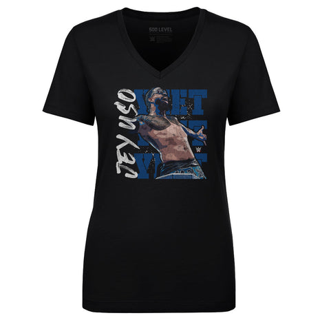 Jey Uso Gritty Women's WWE V-Neck T-Shirt