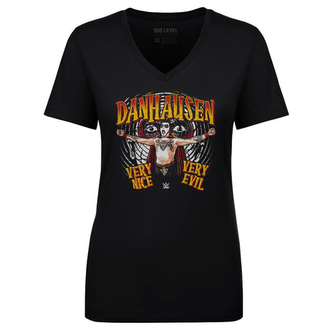 Danhausen WWE Very Nice Very Evil Women's WWE V-Neck T-Shirt