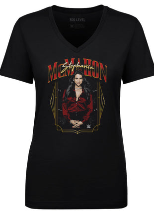 Stephanie McMahon Pose Women's WWE V-Neck T-Shirt