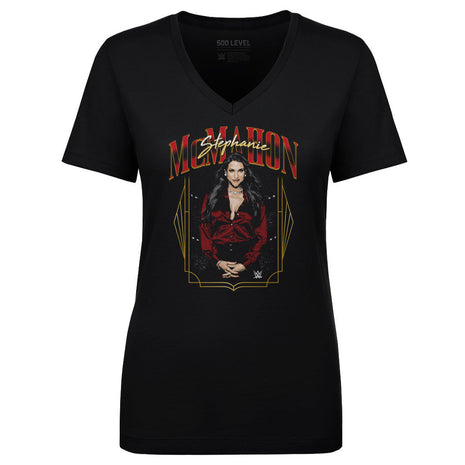 Stephanie McMahon Pose Women's WWE V-Neck T-Shirt