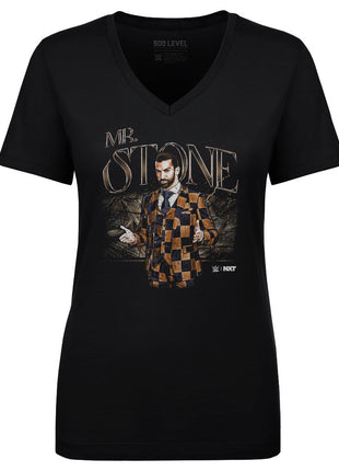 Robert Stone Superstar Name Women's WWE V-Neck T-Shirt