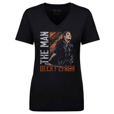 Becky Lynch Gritty Women's WWE V-Neck T-Shirt