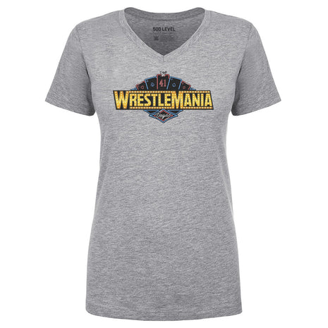 Wrestlemania 41 Las Vegas Logo WHT