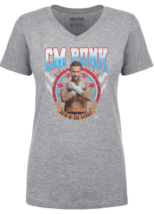 CM Punk Best In The World Pose WHT