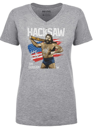 Hacksaw Jim Duggen Flag WHT