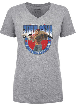 John Cena The Last Time Is Now Women's WWE V-Neck T-Shirt