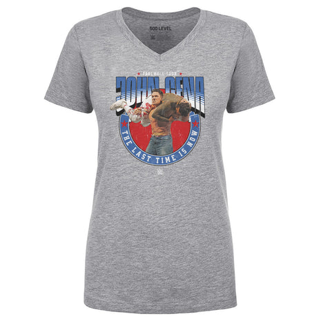 John Cena The Last Time Is Now Women's WWE V-Neck T-Shirt