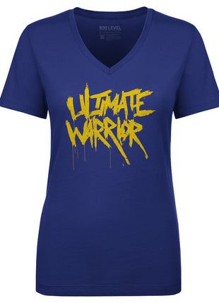 Ultimate Warrior Name Grunge WHT