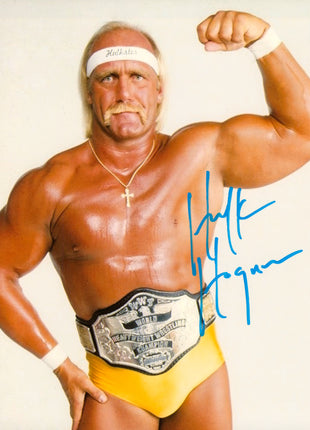 Foto firmada de 8x10 por Hulk Hogan