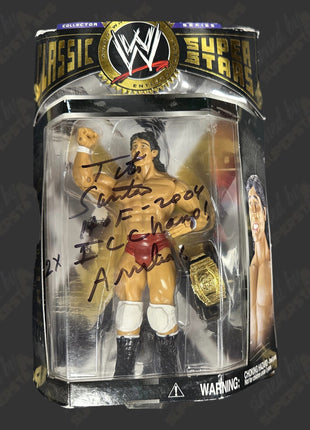 Tito Santana signed WWE Classic Superstars Action Figure