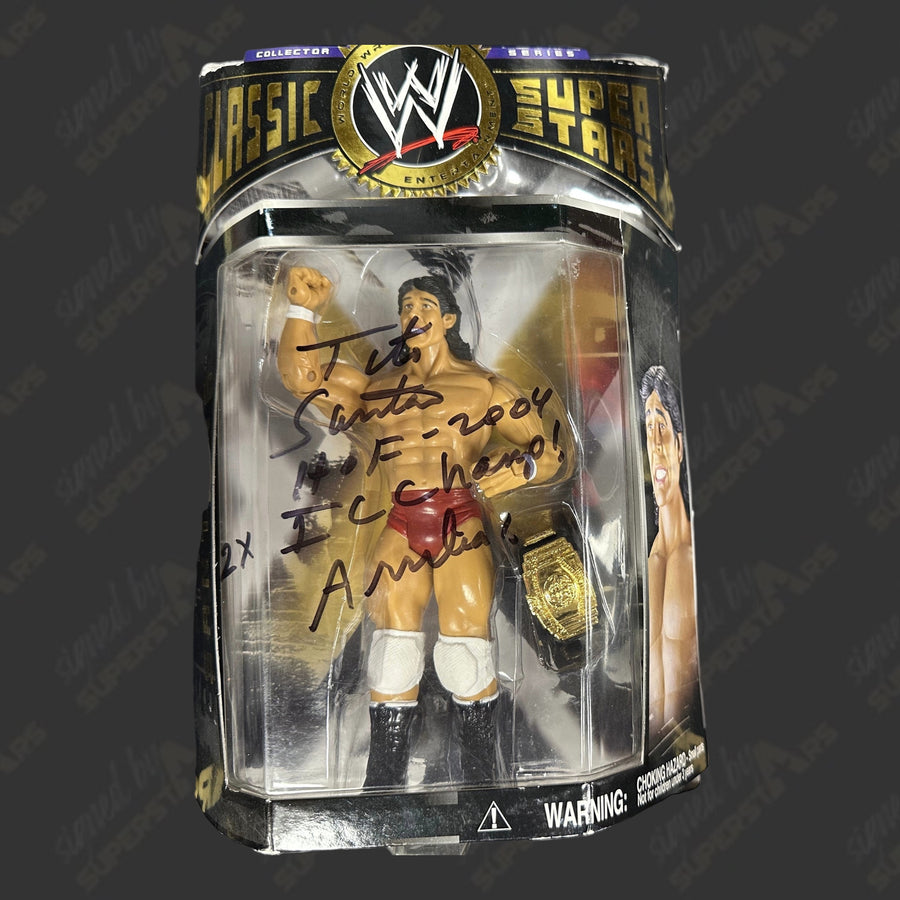 Tito Santana signed WWE Classic Superstars Action Figure – Signed By ...