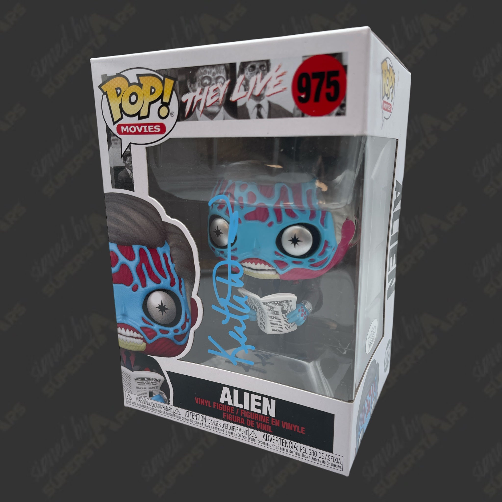 Keith David (Alien) signed They Live Funko POP Figure #975 (w/ JSA ...