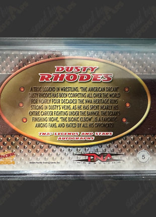 Dusty Rhodes signed TNA Wrestling Trading Card