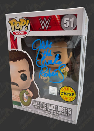 Jake Roberts signed WWE Funko POP Figure #51 (Chase variant)