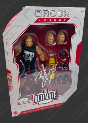 Brock Lesnar signed WWE Ultimate Edition Action Figure (w/ JSA + Protector)